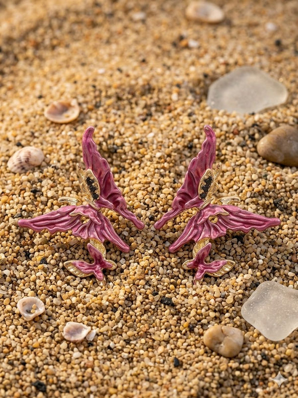 Angel Red Earrings