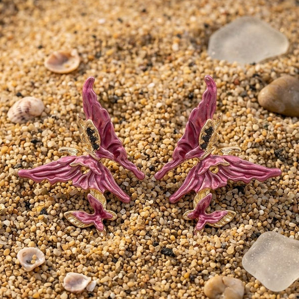Angel Red Earrings