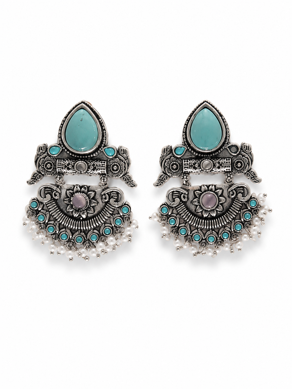 Priva Aarini Aqua Earrings