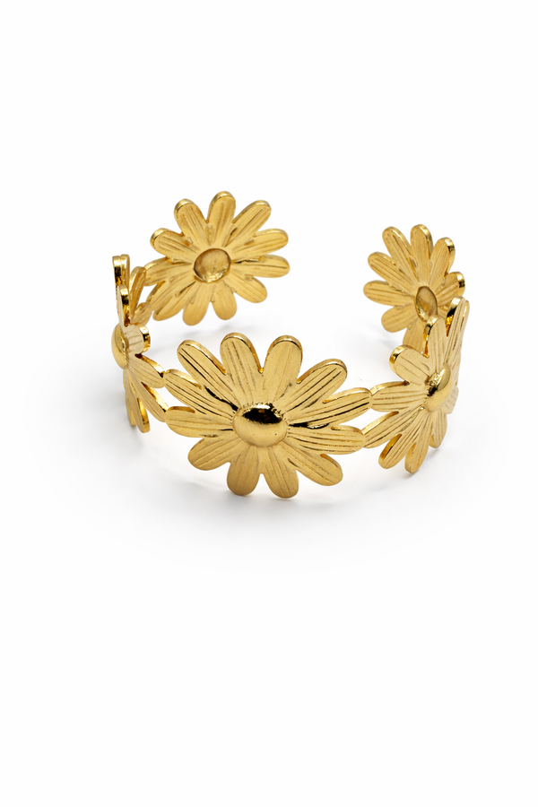 Priva Daisy Bloom Gold Bracelet