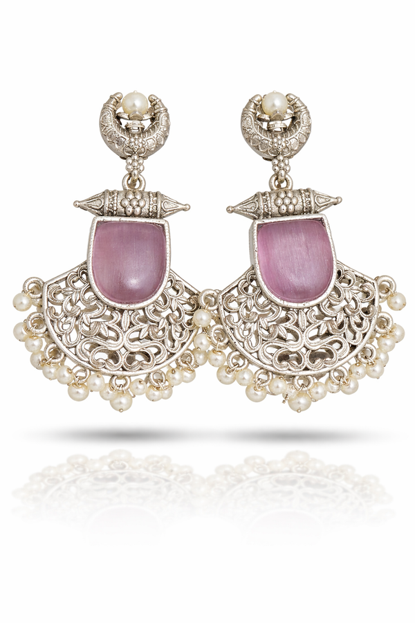 Chaand Saaj with Pink Stone