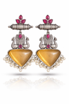 Meher Orange Earrings