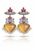 Meher Orange Earrings