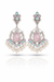 Tarini Pastel Charm Statement Earrings with Pearl Drops