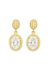 Priva Aurelia Halo Drop Earrings