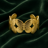 Priva Golden Monarch Butterfly Cuff Bracelet