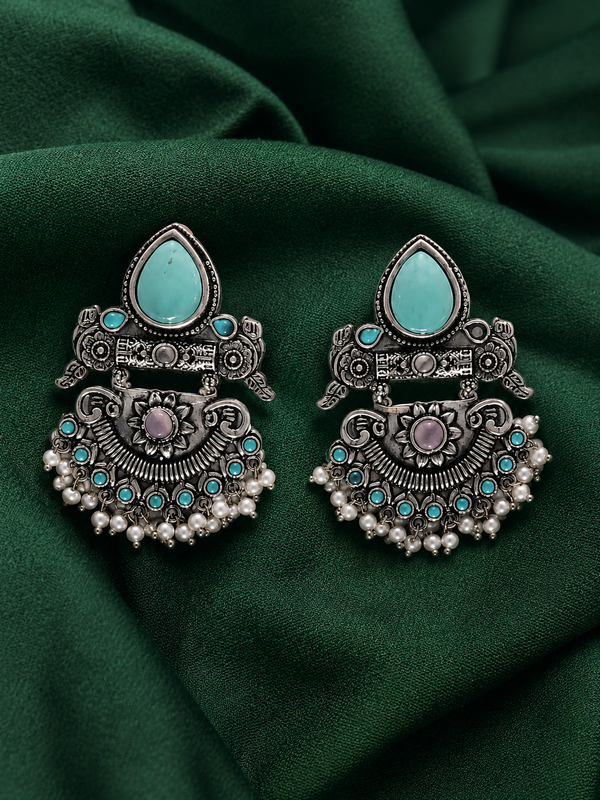 Priva Aarini Aqua Earrings