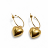 PrivaHeart Hoop Earrings