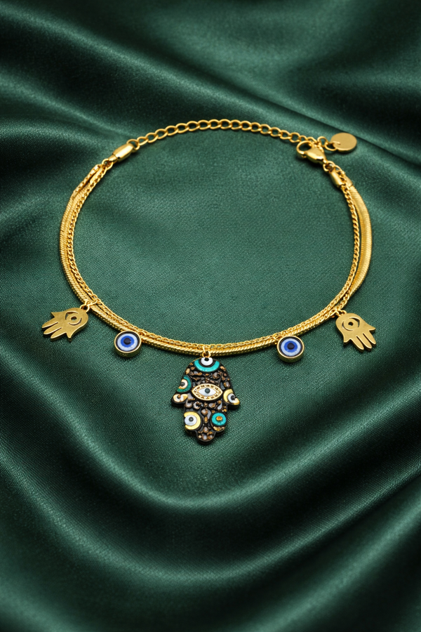 Priva Multi Charm Talisman Bracelet