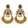 Priva Royal Blue Chandbali Jhumka