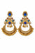 Royal Blue Chandbali Jhumka