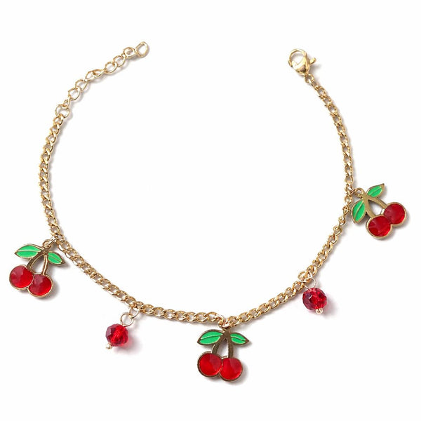 Priva Cherry Charm Bracelet