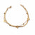 Priva Sweet Heart Bracelet with Snake chain