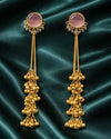 Priva Pink Moon Tassel jhumka