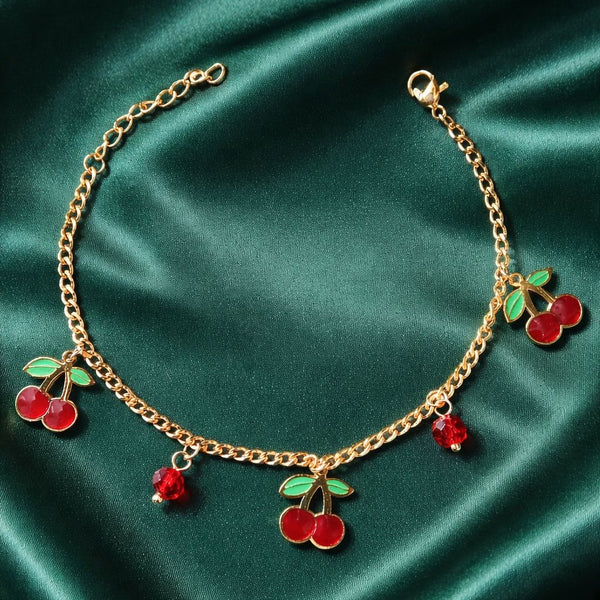 Priva Cherry Charm Bracelet