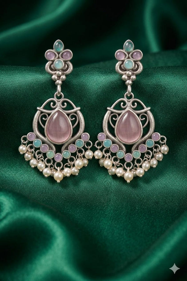 Tarini Pastel Charm Statement Earrings