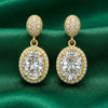 Priva Halo Drop Earrings