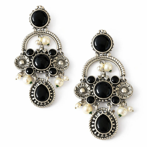Priva Shyama Oxidised Earrings