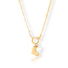 PrivaPearl Charm Gold Necklace