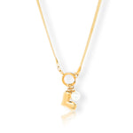 PrivaPearl Charm Gold Necklace