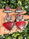 Meher Maroon Jhumkas