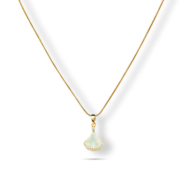Priva Moon Petal Anti Tarnish Necklace