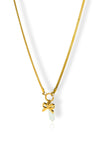 Priva Celeste Bow Charm Necklace