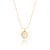 Priva Oval Pearl Gold Pendant Necklace
