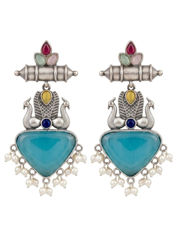 Priva Morpankh Oxidised Earrings