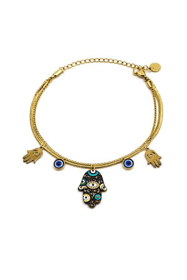 Priva Multi Charm Talisman Bracelet