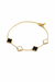 Lunara Clover Gold-Plated Bracelet