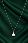Priva Moon Petal Silver Anti Tarnish Necklace