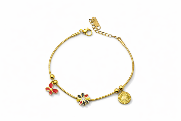 Priva Bloom Charm Anti- Tarnish Bracelet