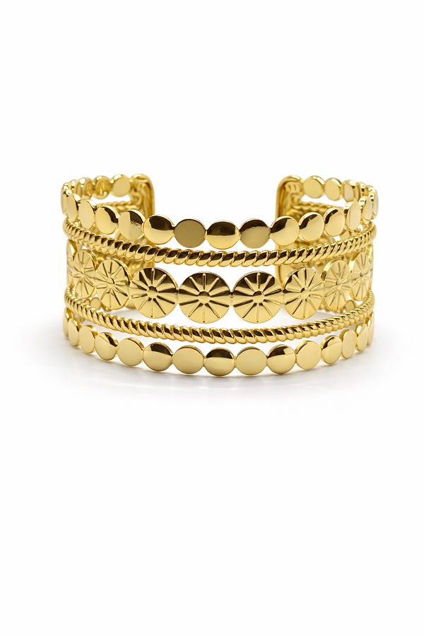 Priva Layered Coin Anti Tarnish Handcuffs