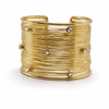 Priva Celestia Crystal Gold-Plated Handcuffs