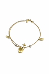 Priva Celestial Charm Gold-Plated Bracelet