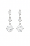 Priva Aurora Triple Drop Diamond Earrings