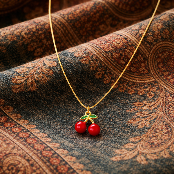Priv Cherry Pendant Necklace