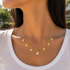 Priva Butterfly Heart Charm Necklace