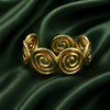Priva Aurelia Spiral Gold Bracelet