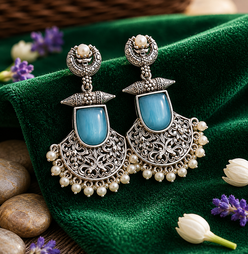 Oxidized Earrings
