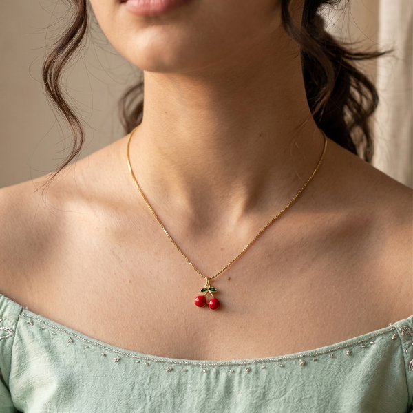 Priv Cherry Pendant Necklace