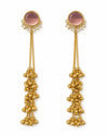 Priva Pink Moon Tassel jhumka