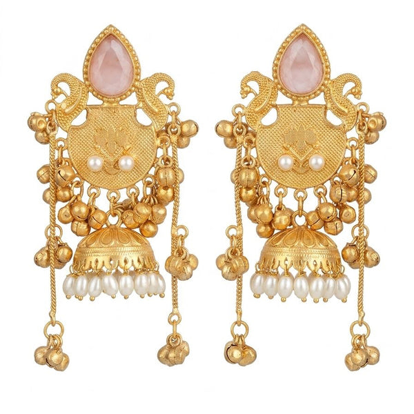 Priva Mor Pearl Kashmiri Earrings