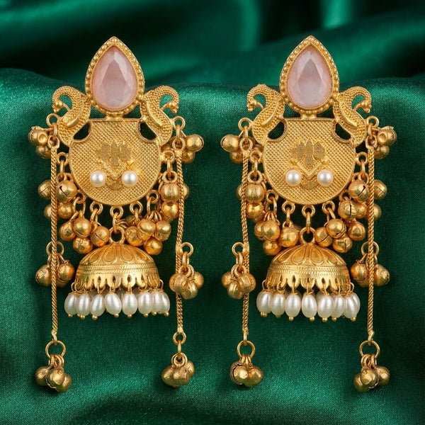 Priva Mor Pearl Kashmiri Earrings