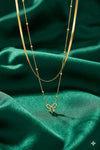 Priva Double Layer Snake chain with Bow