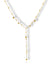 Y Lariat Gold Bead Drop Necklace for Women | Priva