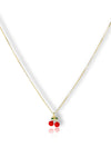 Priva Cute Cherry Pendant Necklace for Women