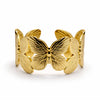 Priva Golden Monarch Butterfly Cuff Bracelet
