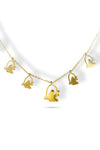 Priva Butterfly Heart Charm Necklace